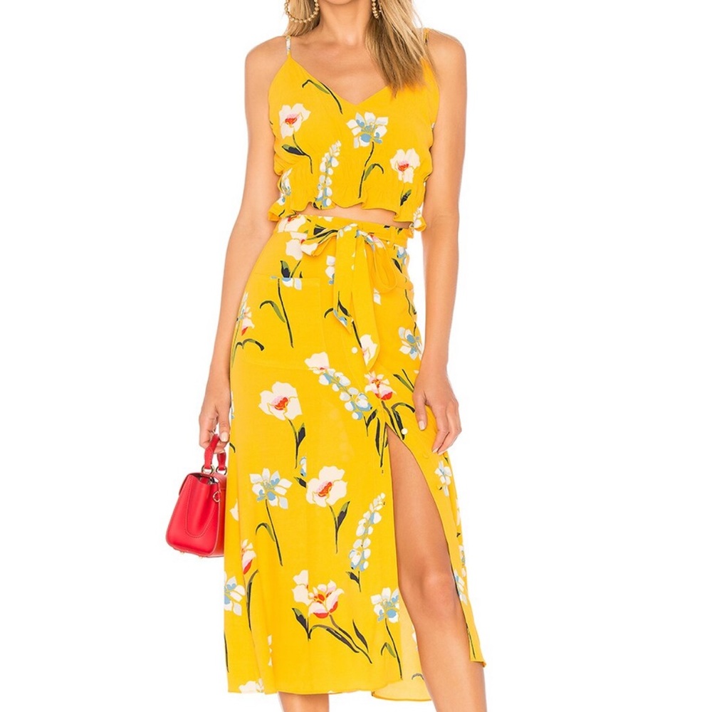 L’Academie The Andres Midi Skirt XS NWOT